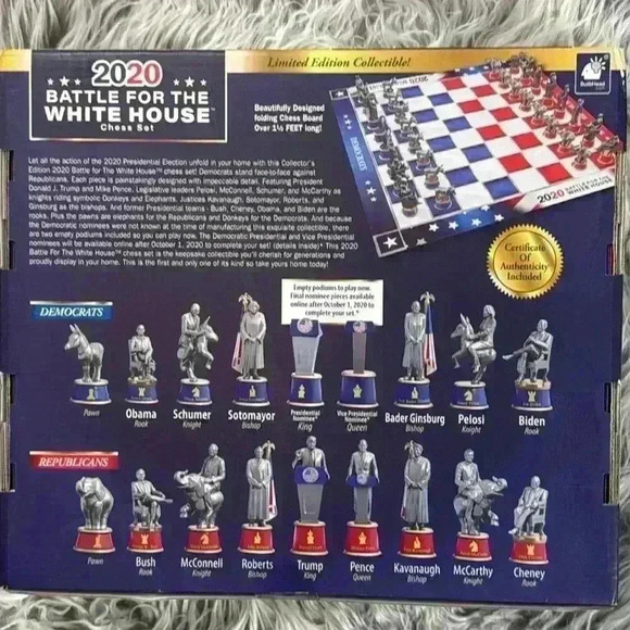 As Seen On TV 2020 Battle for The White House Chess Set Board Game - Picture 6 of 8